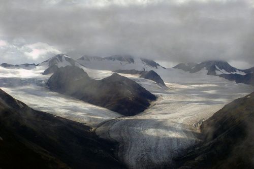 Ledynas, Kalnas, Alaska, Usa, Ledynas, Kraštovaizdis, Gamta