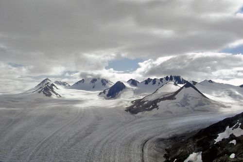 Ledynas, Kalnas, Alaska, Kraštovaizdis, Gamta, Usa