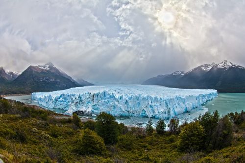 Ledynas, Argentina, Pietų Amerika, Patagonia, Sniegas, Ledas, Moreno, Ledkalnis, Visuotinis, Atšilimas, Ežeras, Panorama, Fisheye
