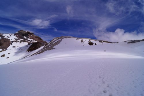 Ledynas, Sniegas, Kalnas, Alpinizmas, Žiema, Alpinistas, Eskalacija, Alpinistas, Snieguotas Kalnas, Gamta, Mėlynas, Balta, Viršuje, Snieguotas Kraštovaizdis, Iztaccíhuatl