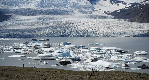 Ledynas, Vatnajökull, Iceland, Ledinis Ežeras, Ledas, Ledyno Lagūnas, Ledkalniai, Šaltas