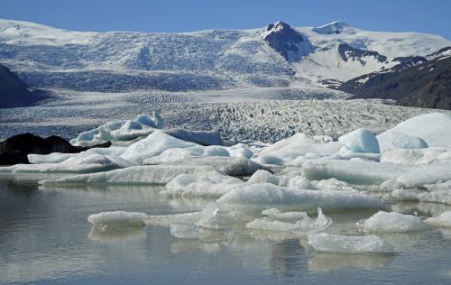 Ledynas, Ledinis Ežeras, Ledas, Ledkalniai, Kraštovaizdis, Šaltas, Ledyno Lagūnas, Iceland