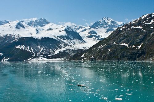 Ledynas, Alaska, Kalnas, Sniegas, Kraštovaizdis