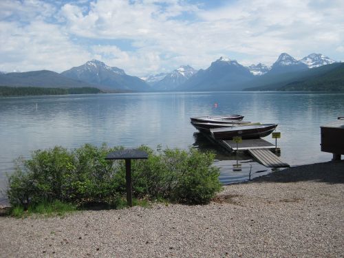 Ledynas Nacionalinis Parkas, Ežeras Mcdonald, Montana, Kraštovaizdis, Kalnas, Ramus, Peizažas