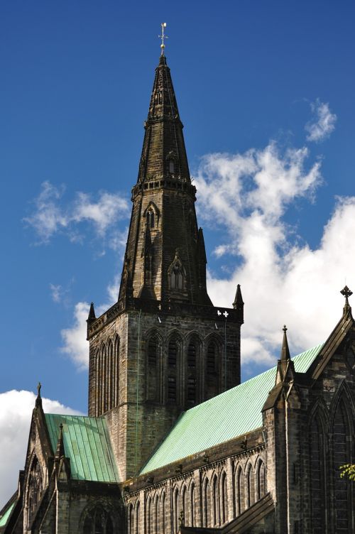 Glasgow Katedra, Katedra, Bažnyčia, Paminklas, Škotija, Glasgow, Architektūra, Gotika, Bokštas