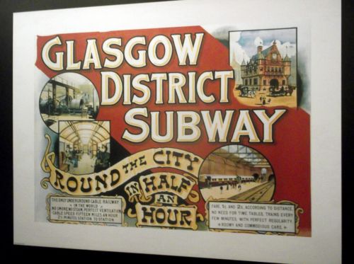 Ženklas,  Po Žeme,  Glasgow,  Vintage,  Glasgow District Metro Ženklas