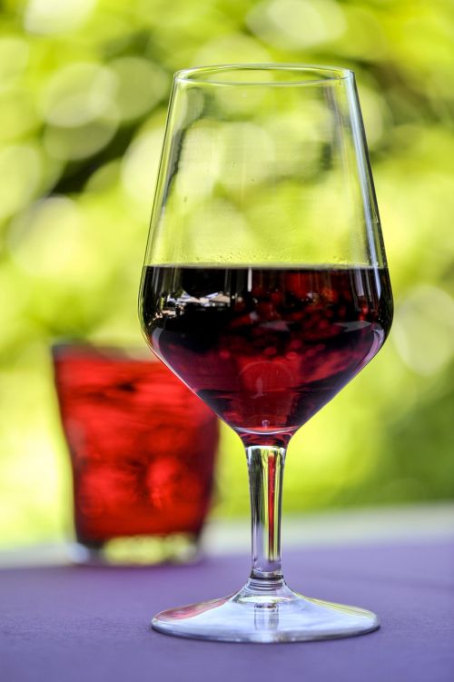 Stiklas, Raudonas Vynas, Alkoholis