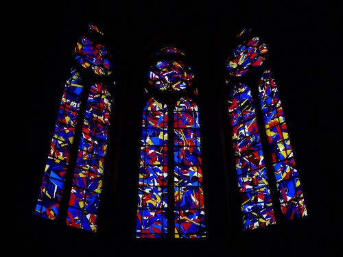 Stiklas, Dažytos, Reimsas, Katedra, Imi Knoebel, Pagrindinės Spalvos