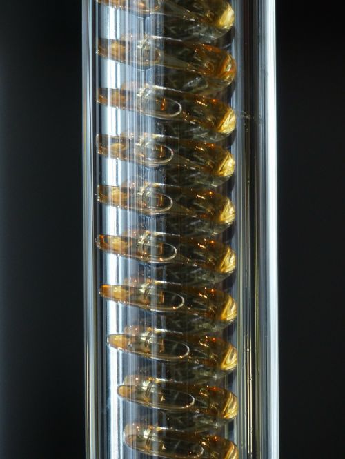 Stiklo Lempa, Stūmoklis, Spiralė, Stiklo Spiralė, Techninis Stiklas, Prietaiso Stiklas, Stiklo Aparatai, Bandymas, Chemija, Eksperimentinis Dizainas