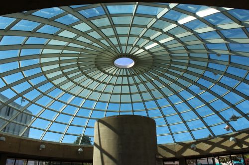 Stiklinės Lubos,  Kupolas,  Biblioteka,  San Diego Valstybinis Universitetas,  Sdsu