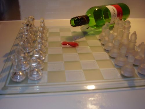 Vynas,  Šachmatai,  Žaidimas,  Raudona,  Stiklo Šachmatų Vyno Išsiliejimas