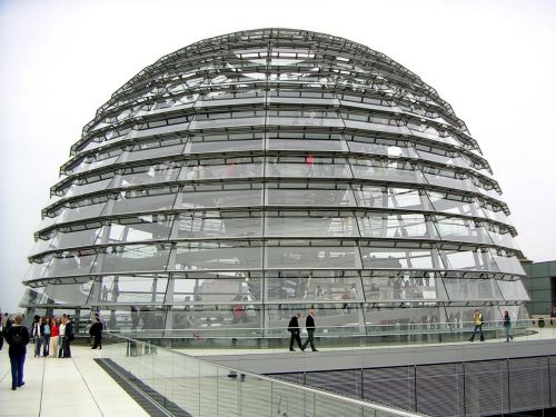 Stiklo Kupolas, Reichstagas, Kupolas, Stiklas, Atspindys, Berlynas