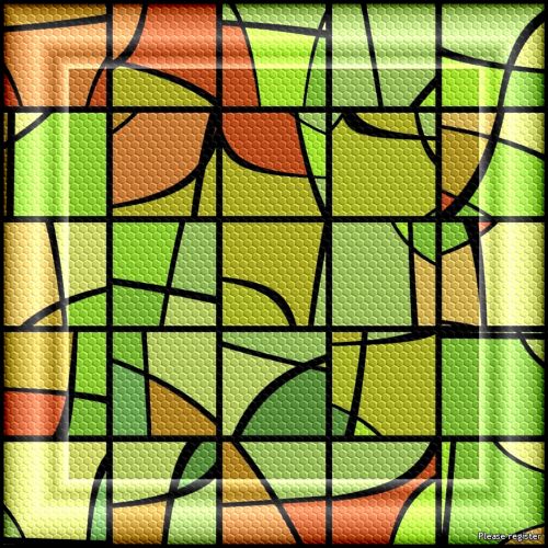 Mozaika,  Stiklas,  Rėmas,  Kvadratas,  Stiklo Rėmas 2