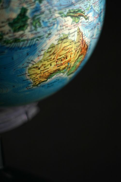 Gaublys, Australia, Žemynai, Žemė, Pasaulis, Globalizacija, Visuotinis, Žemėlapis