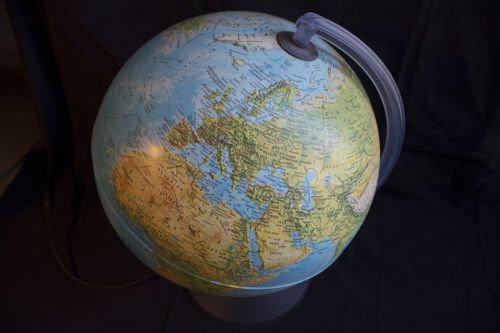 Gaublys, Pasaulio Žemėlapis, Europa, Žemė