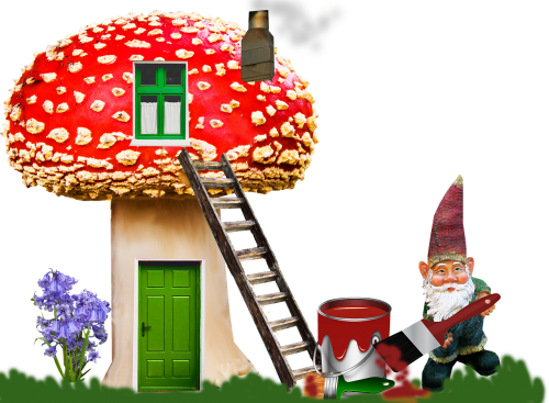 Gnome, Namai, Fantazija