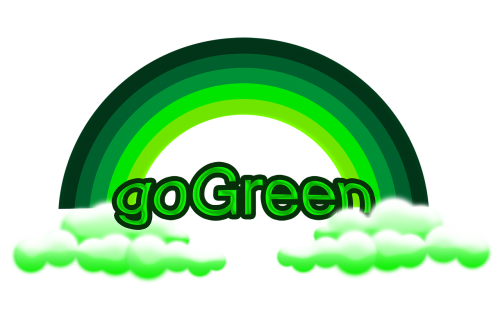 Eiti Žalia, Žalias, Piešimas, Vaivorykštė, Debesis, Aplinka, Visuotinis, Gamta, Ekologija