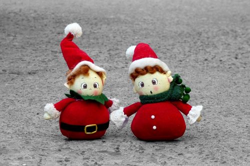 Goblinai, Kalėdos, Santa Claus Skrybėlę, Žaislai, Sniego Senis