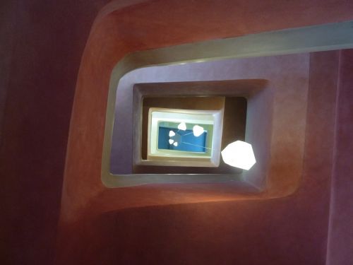 Goetheanum, Dornach, Šveicarija, Antropozofija, Rudolf Steiner, Forma, Laiptinė, Laiptai, Architektūra, Pastatas, Interjero Dizainas