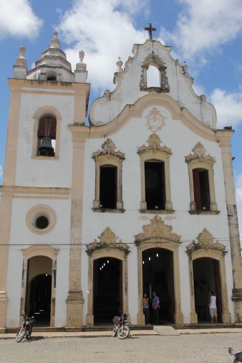 Goiana, Bažnyčia, Mūsų Ponios Rožinės, Juodųjų Vyrų, Architektūra, Barokas, Goias, Pernambuco, Brazilija