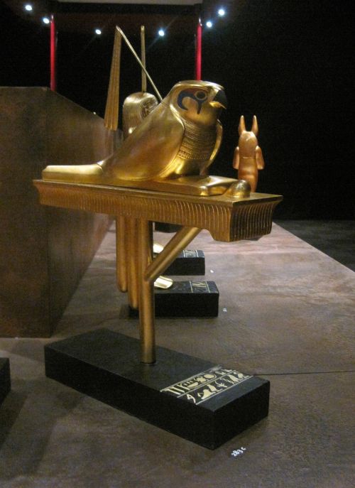 Egyptian,  Lobis,  Senovės,  Atradimas,  Tutankhamun,  Aukso Gyvūnų Paveikslai