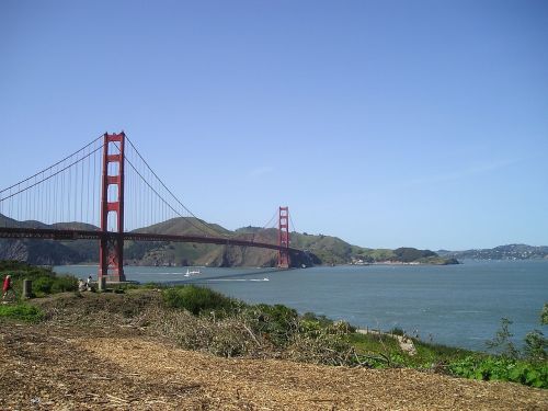 Auksinis, Auksinių Vartų Tiltas, Tiltas, Kabantis Tiltas, San Franciskas, Francisco, Kalifornija, Usa
