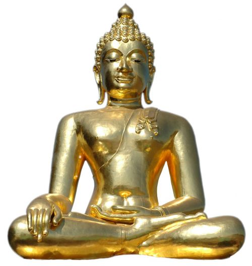 Auksinė Buda, Sėdi, Izoliuotas