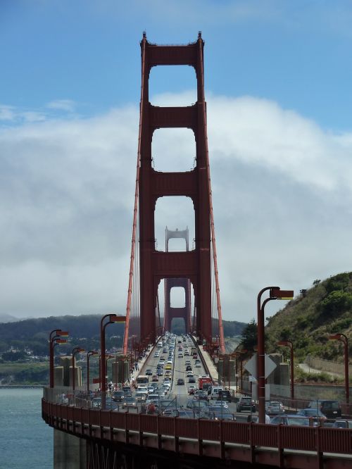 Auksiniai Vartai, Usa, San Franciskas, Jungtinės Valstijos, Kalifornija, Kabantis Tiltas, Turistinė Vieta