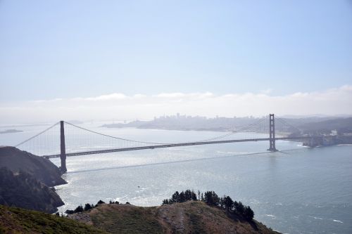 Auksinių Vartų Tiltas, San Franciskas, Kalifornija, Vandenynas, Įlanka, Vanduo, Orientyras, Atostogos, Amerikietis, Turizmas, Turistinis, Pritraukimas