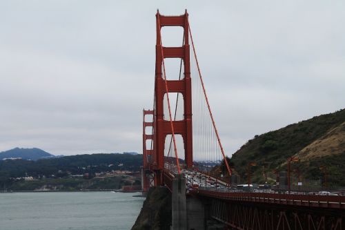Auksinių Vartų Tiltas, Tiltas, Raudona, San Franciskas