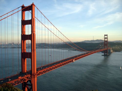 Auksinių Vartų Tiltas, San Franciskas, Kalifornijos Orientyras