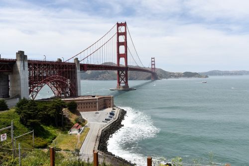 Auksinių Vartų Tiltas, San Franciskas, Kabantis Tiltas