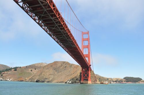 Auksinių Vartų Tiltas, Usa, San, San Franciskas, Lankytinos Vietos, Kalifornija, Tiltas