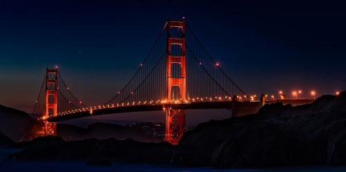 Auksinių Vartų Tiltas, Usa, Kalifornija, San Franciskas, Kabantis Tiltas, Tiltas, Lankytinos Vietos, Auksiniai Vartai, Amerikietis, Auksinių Vartų Tiltas