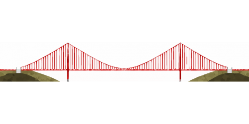 Auksinių Vartų Tiltas, Tiltas, Kabantis Tiltas, San Franciskas, Usa, Nemokama Vektorinė Grafika