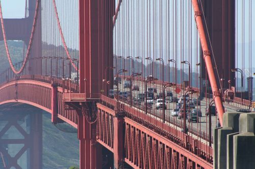 Auksinių Vartų Tiltas, Usa, Kalifornija, San Franciskas