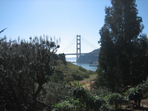 Auksinių Vartų Tiltas, San Franciskas, Kalifornija, Usa, Amerikietis, Panorama, Rodyti, Kraštovaizdis