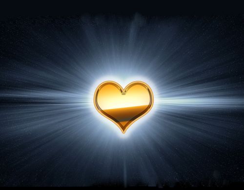 Auksinė Širdis, Aukso Širdis, Spinduliavimo, Spinduliavimo Širdis, Meilė, Visata, Visuotinė Meilė