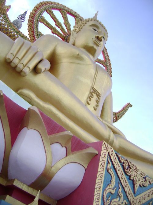 Auksinė Statula, Buda, Šventykla, Budizmas, Budistinis, Tailandas