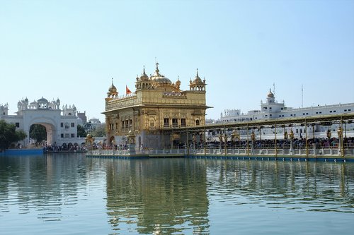 Golden Temple,  Dievai Gyvena,  Waterfront,  Amritsaras,  Punjab,  Šventykla,  Sikų Šventykla