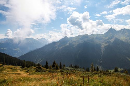 Golm, Montafon, Austria, Golm Geležinkelis, Kalnai, Debesys, Žygiai, Kraštovaizdis, Gamta, Vasara, Atsigavimas, Šventė