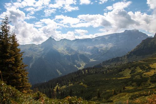 Golm, Montafon, Austria, Golm Geležinkelis, Kalnai, Debesys, Žygiai, Kraštovaizdis, Gamta, Vasara, Atsigavimas, Šventė