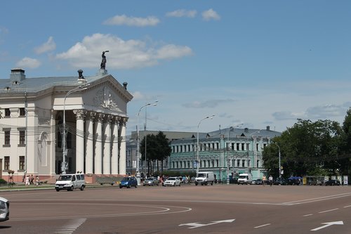 Gomelis,  Baltarusijoje,  Architektūra,  Statyba,  Kelionė,  Lauke