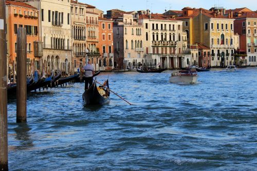 Gondola, Gondolos Važiavimas, Venecija, Vanduo, Boot, Romantiškas, Kanalo Grande, Gražus, Šventė