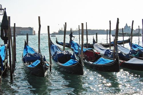 Gondolos, Venecija, Miestas, Nusibodo, Italy, Gondolieris