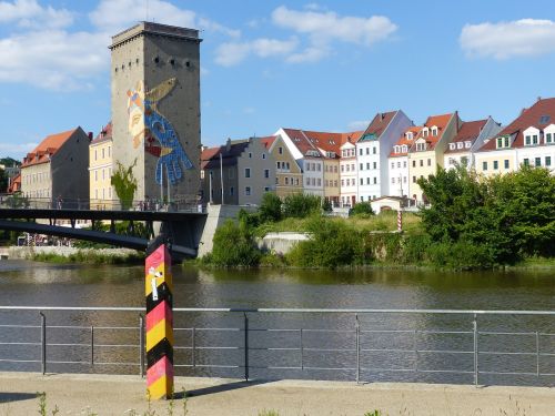 Görlitz, Neiße, Vaizdas, Miestas, Vokietija, Rytui, Lusatian Neisse Upė, Zgorzelec