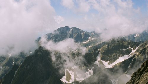 Tatras,  Kalnas,  Kalnai,  Debesys,  Vaizdas,  Kalnai
