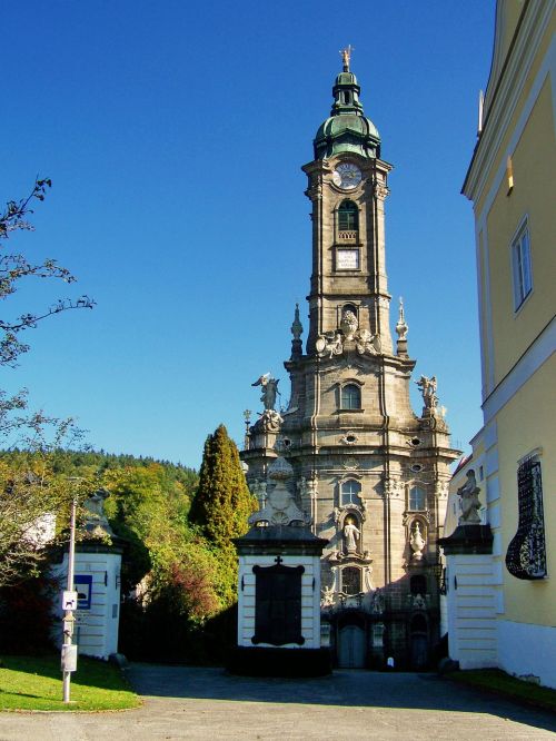 Gotikos Bažnyčia, Abatija Bažnyčia, Zwetli Abatija, Austria