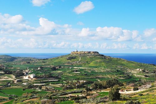 Gozo, Malta, Švyturys, Panoraminis, Pajūris, Gamta, Jūra, Kelionė, Kraštovaizdis, Panorama