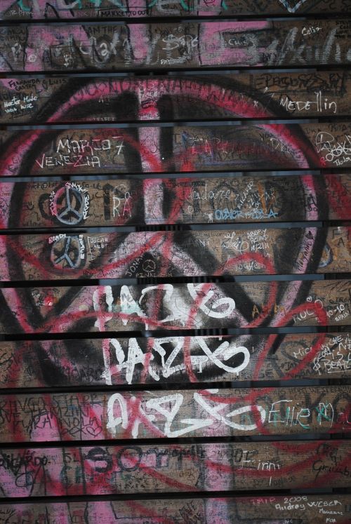 Grafiti, Taika, Ženklas, Simbolis, Dizainas, Grunge, Dažyti, Siena, Miesto, Hipis, Gatvė, Karas, Meilė, Taikos Ženklas, Idėja, Beatles, Londonas
